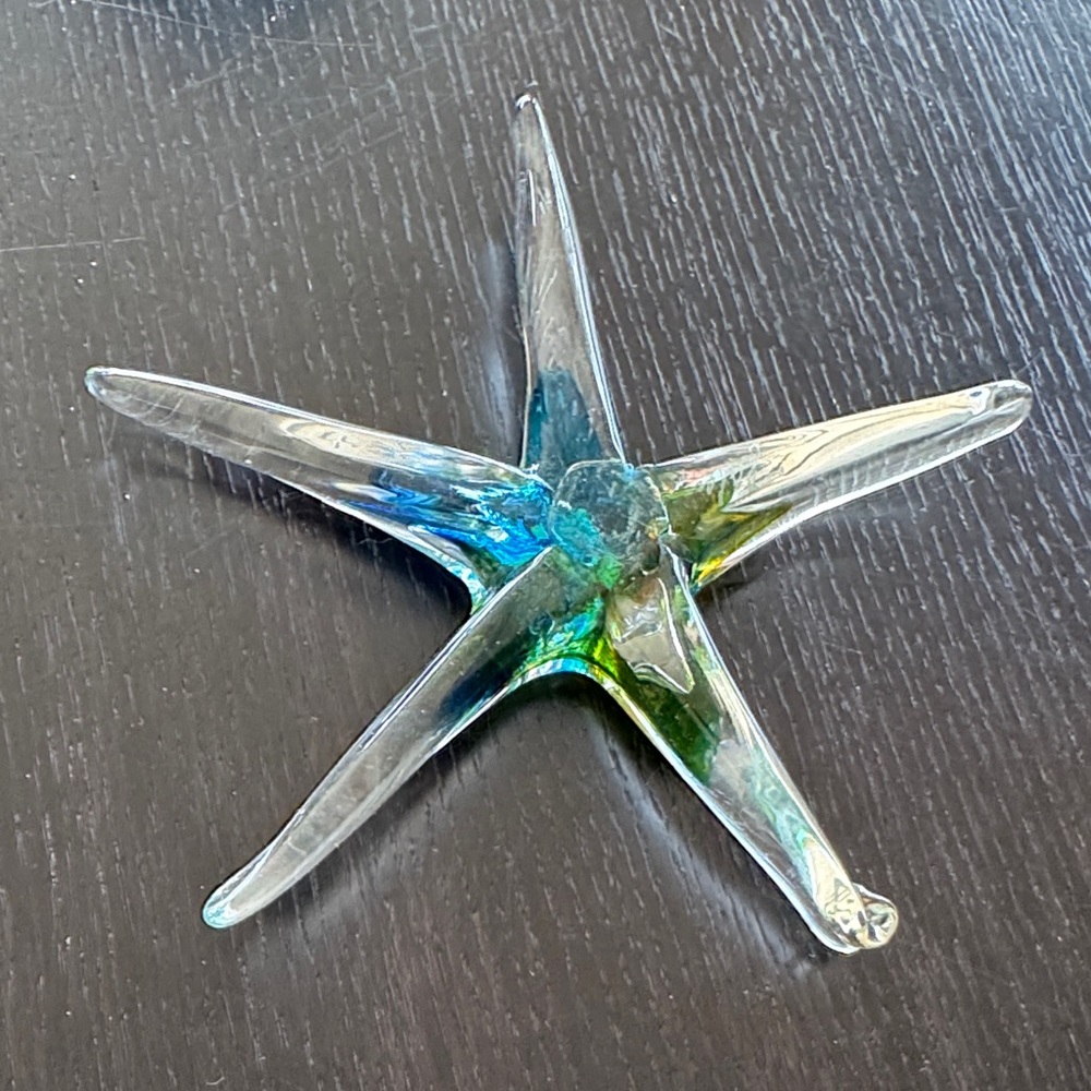 Glass Starfish Art Decor - Picture 2 of 2